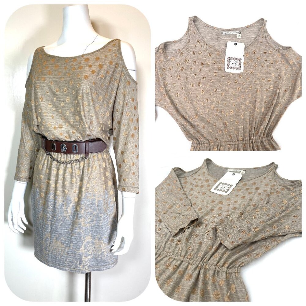 NWT Chelsea & Violet Cold shoulder Dress S